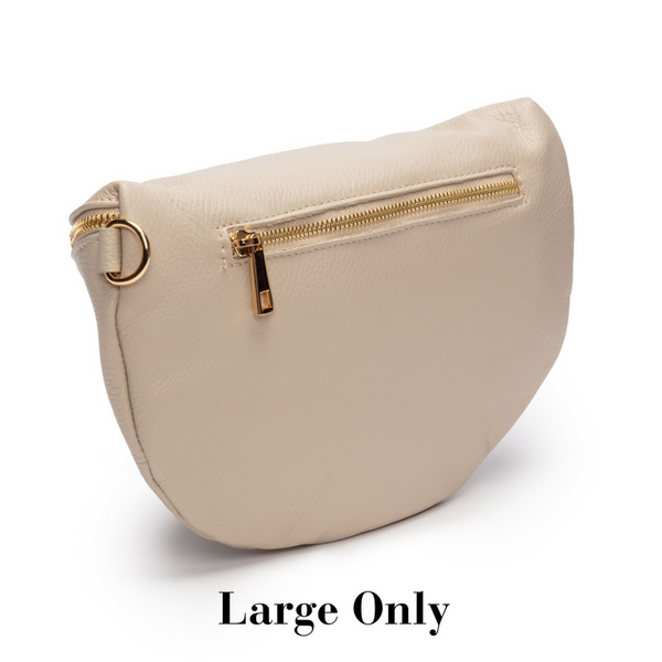 Elie Beaumont Sling Italian Leather Bag - Stone-Nook & Cranny Gift Store-2019 National Gift Store Of The Year-Ireland-Gift Shop