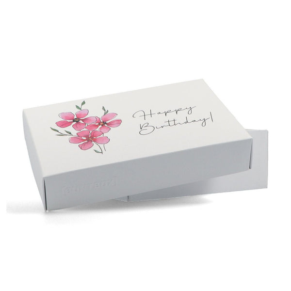 Gift Box or Memory Box - Happy birthday flowers design with matching card-Nook & Cranny Gift Store-2019 National Gift Store Of The Year-Ireland-Gift Shop