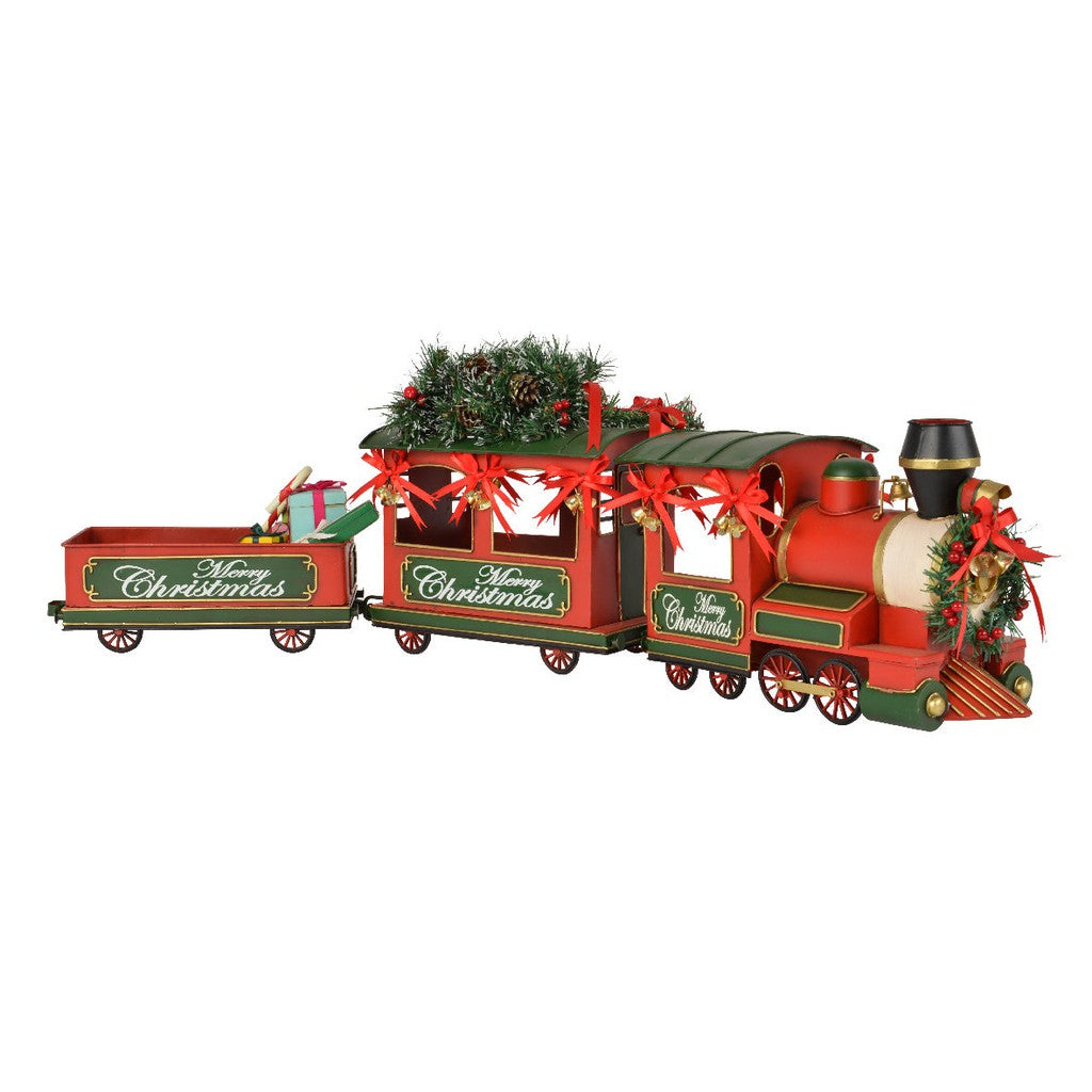 Luxorious three piece metal Christmas train-Nook & Cranny Gift Store-2019 National Gift Store Of The Year-Ireland-Gift Shop
