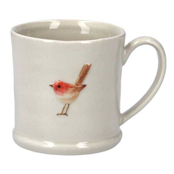 Ceramic Mini Mug with Robin-Nook & Cranny Gift Store-2019 National Gift Store Of The Year-Ireland-Gift Shop