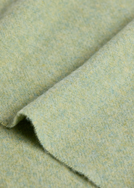 Foxford Scarf - Green Melange Lambswool Scarf-Nook & Cranny Gift Store-2019 National Gift Store Of The Year-Ireland-Gift Shop