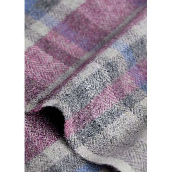 Foxford Scarf - Damask/Grey Lambswool Scarf-Nook & Cranny Gift Store-2019 National Gift Store Of The Year-Ireland-Gift Shop