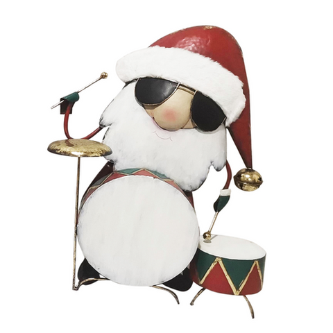 Santa Gnome Rock'N'Roll Drummer-Nook & Cranny Gift Store-2019 National Gift Store Of The Year-Ireland-Gift Shop