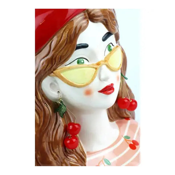 Ceramic Cherry Lady Planter-Nook & Cranny Gift Store-2019 National Gift Store Of The Year-Ireland-Gift Shop