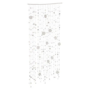 White Christmas Curtain - Snowflakes and Snowballs-Nook & Cranny Gift Store-2019 National Gift Store Of The Year-Ireland-Gift Shop