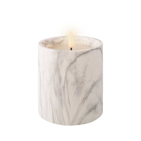 LED Wick Candle - (Cement look)-Nook & Cranny Gift Store-2019 National Gift Store Of The Year-Ireland-Gift Shop