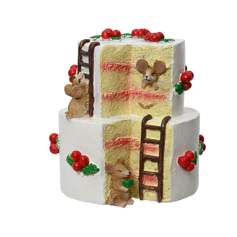 Sweet Christmas Cake - Mice on Ladder!-Nook & Cranny Gift Store-2019 National Gift Store Of The Year-Ireland-Gift Shop