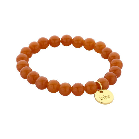 Beaded Expandable Bracelet - Golden Oak-Nook & Cranny Gift Store-2019 National Gift Store Of The Year-Ireland-Gift Shop