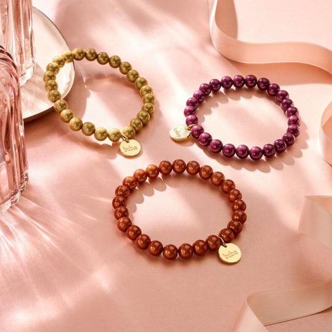 A piece of happiness - Beaded Expandable Bracelet, The Colours of Autumn-Nook & Cranny Gift Store-2019 National Gift Store Of The Year-Ireland-Gift Shop