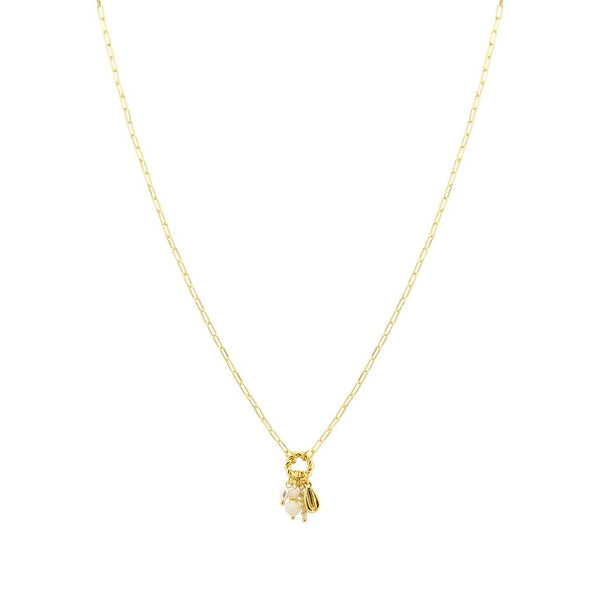 Summer Breeze Necklace - Gold & Pearl Style-Nook & Cranny Gift Store-2019 National Gift Store Of The Year-Ireland-Gift Shop