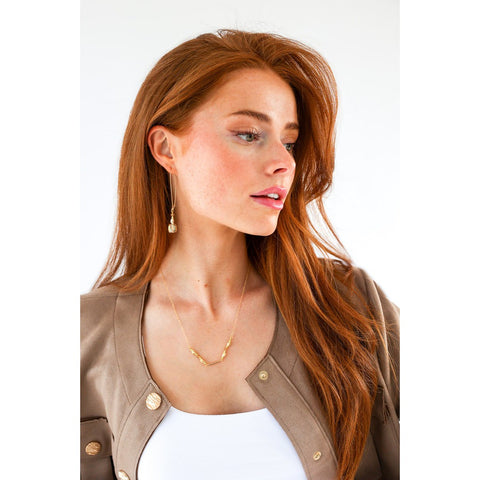 Amara Barrel Earrings - Long-Nook & Cranny Gift Store-2019 National Gift Store Of The Year-Ireland-Gift Shop