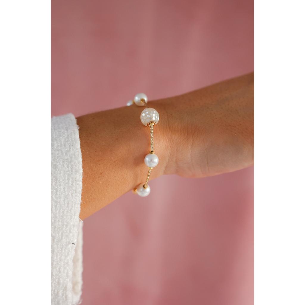 Aoibhianne White Evening Bracelet-Nook & Cranny Gift Store-2019 National Gift Store Of The Year-Ireland-Gift Shop