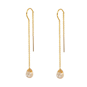 Atelier Threader Earrings - Golden-Nook & Cranny Gift Store-2019 National Gift Store Of The Year-Ireland-Gift Shop