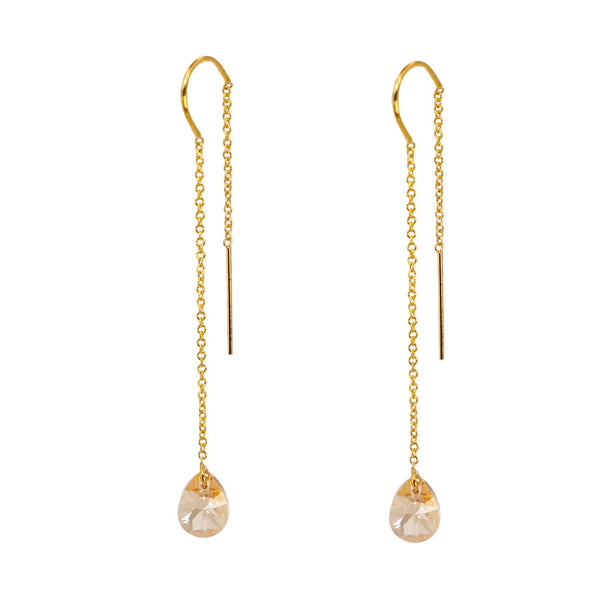 Atelier Threader Earrings - Golden-Nook & Cranny Gift Store-2019 National Gift Store Of The Year-Ireland-Gift Shop