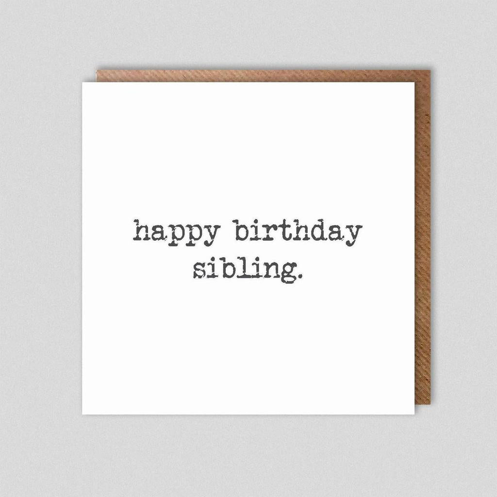 Happy birthday sibling...-Nook & Cranny Gift Store-2019 National Gift Store Of The Year-Ireland-Gift Shop