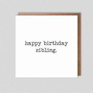 Happy birthday sibling...-Nook & Cranny Gift Store-2019 National Gift Store Of The Year-Ireland-Gift Shop