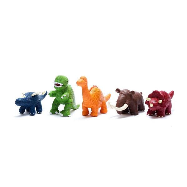 Dinosaur Toy, Bath Toy, Teether, Natural Rubber Green T Rex