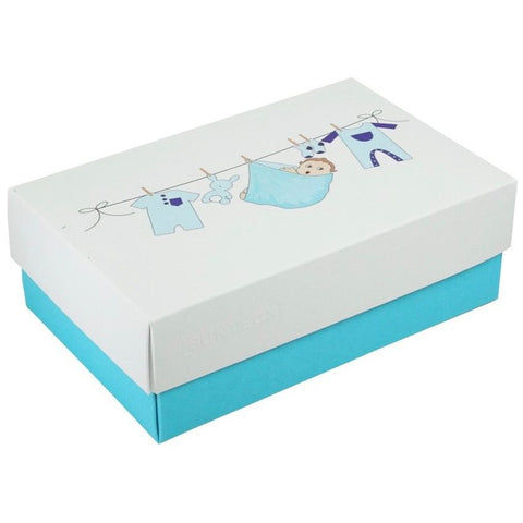 Gift Box or Memory Box - Baby Boy design with matching card-Nook & Cranny Gift Store-2019 National Gift Store Of The Year-Ireland-Gift Shop