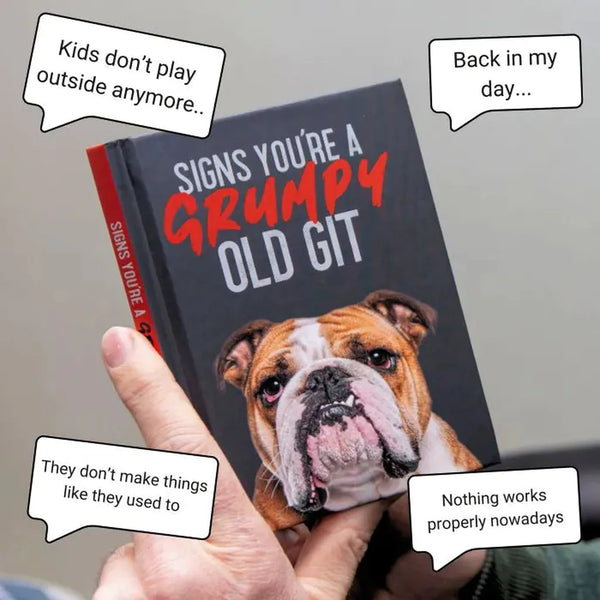 Signs you're a grumpy old git - Hardback Book-Nook & Cranny Gift Store-2019 National Gift Store Of The Year-Ireland-Gift Shop