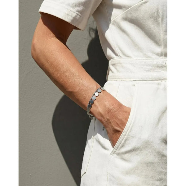 NORA Silver Stainless Steel Multi Bracelet - (Waterproof) - 7021-Nook & Cranny Gift Store-2019 National Gift Store Of The Year-Ireland-Gift Shop