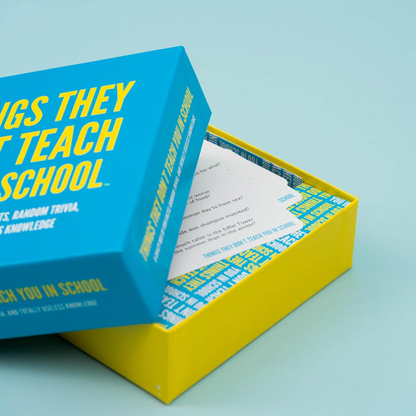 Trivia games - Things they don't teach you in school-Nook & Cranny Gift Store-2019 National Gift Store Of The Year-Ireland-Gift Shop