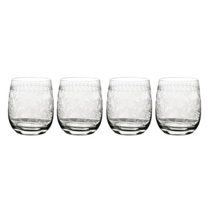 Botanic Garden Set of 4 Crystal Tumblers-Nook & Cranny Gift Store-2019 National Gift Store Of The Year-Ireland-Gift Shop