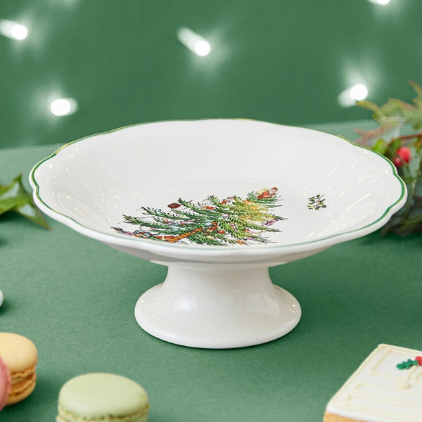 Sculpted Footed Candy Dish - Christmas Tree-Nook & Cranny Gift Store-2019 National Gift Store Of The Year-Ireland-Gift Shop