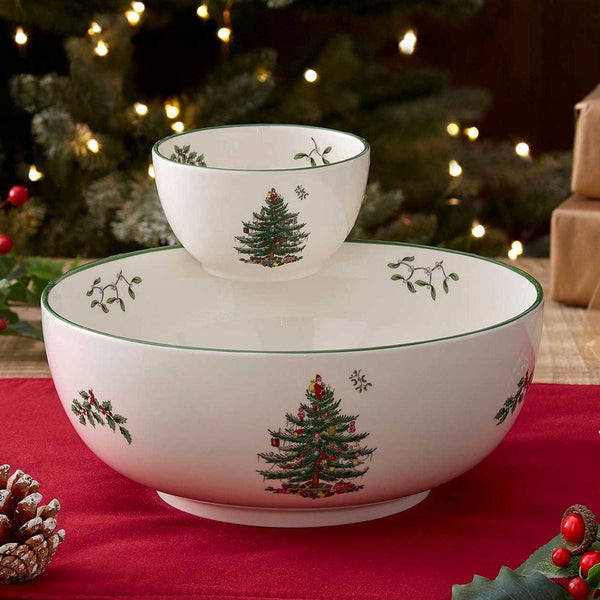 Tiered Crudite & Dip Bowl - Christmas Tree-Nook & Cranny Gift Store-2019 National Gift Store Of The Year-Ireland-Gift Shop