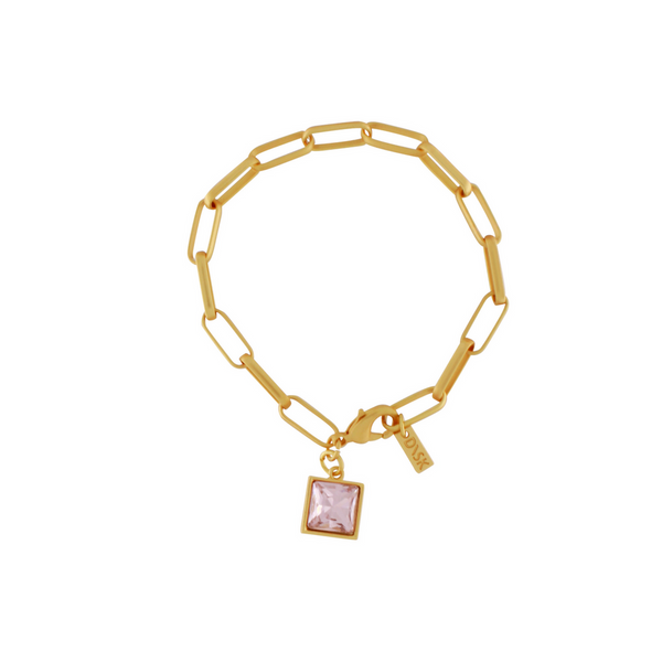 Audrey Gold Plated Bracelet - Rose-Nook & Cranny Gift Store-2019 National Gift Store Of The Year-Ireland-Gift Shop