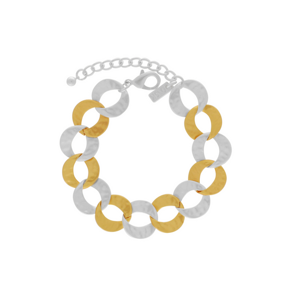 Audrey 2 Tone Bracelet - Gold & Silver-Nook & Cranny Gift Store-2019 National Gift Store Of The Year-Ireland-Gift Shop