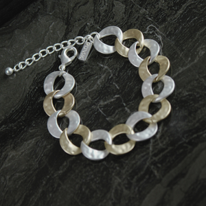 Audrey 2 Tone Bracelet - Gold & Silver-Nook & Cranny Gift Store-2019 National Gift Store Of The Year-Ireland-Gift Shop