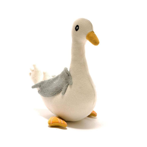 Seagull Soft Toy, Knitted Organic Cotton