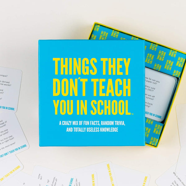 Trivia games - Things they don't teach you in school-Nook & Cranny Gift Store-2019 National Gift Store Of The Year-Ireland-Gift Shop