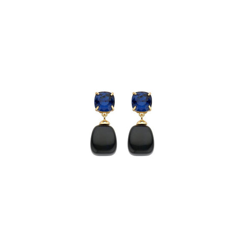 Midnight Drops Earrings (Clip on)-Nook & Cranny Gift Store-2019 National Gift Store Of The Year-Ireland-Gift Shop