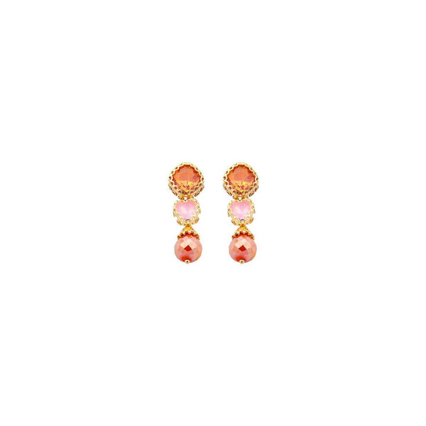 Drop Earrings - Pink Essence-Nook & Cranny Gift Store-2019 National Gift Store Of The Year-Ireland-Gift Shop