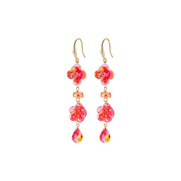 Floral Earrings - Pink Fusion-Nook & Cranny Gift Store-2019 National Gift Store Of The Year-Ireland-Gift Shop