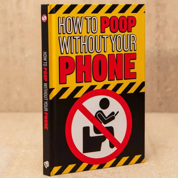 How to poop without your phone - Hardback Book-Nook & Cranny Gift Store-2019 National Gift Store Of The Year-Ireland-Gift Shop