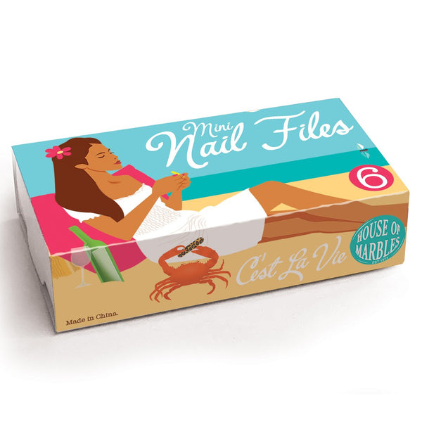 Mini Nail Files - Pack of 6-Nook & Cranny Gift Store-2019 National Gift Store Of The Year-Ireland-Gift Shop