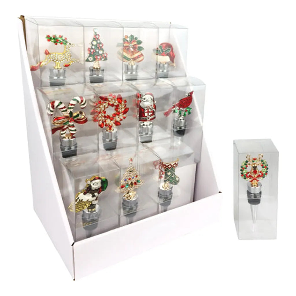 Luxurious Christmas Bottle Stopper-Nook & Cranny Gift Store-2019 National Gift Store Of The Year-Ireland-Gift Shop