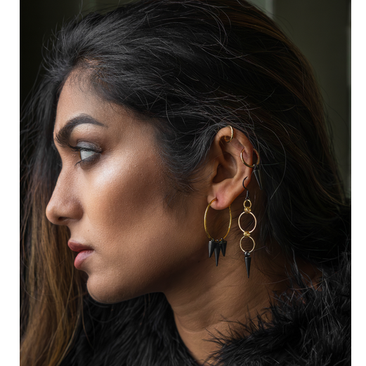 Dark Matter Drop Earrings-Nook & Cranny Gift Store-2019 National Gift Store Of The Year-Ireland-Gift Shop