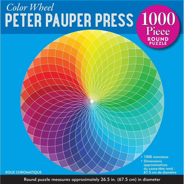 Colour Wheel Round Jigsaw Puzzle (1000 Piece)-Nook & Cranny Gift Store-2019 National Gift Store Of The Year-Ireland-Gift Shop
