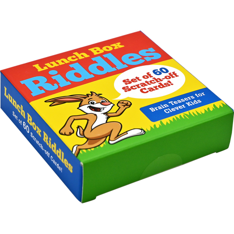 Lunch Box Riddles, Scratch-off Deck (Set of 60 Cards)-Nook & Cranny Gift Store-2019 National Gift Store Of The Year-Ireland-Gift Shop