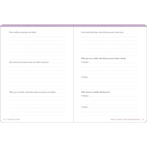 Keepsake Memory Journal - Mom's Story-Nook & Cranny Gift Store-2019 National Gift Store Of The Year-Ireland-Gift Shop