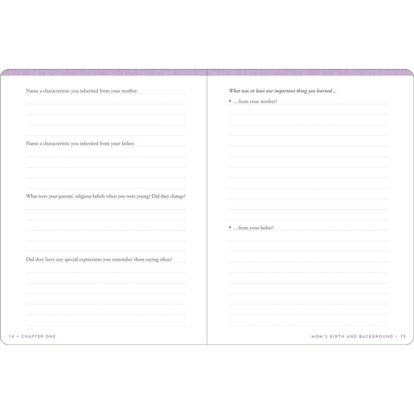 Keepsake Memory Journal - Mom's Story-Nook & Cranny Gift Store-2019 National Gift Store Of The Year-Ireland-Gift Shop