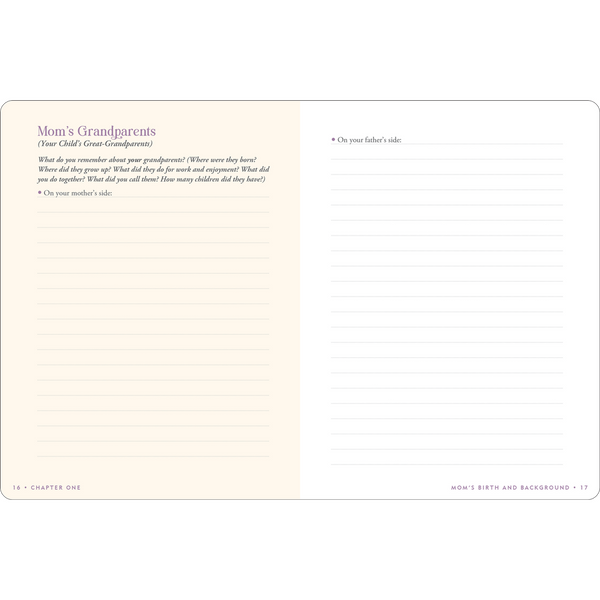 Keepsake Memory Journal - Mom's Story-Nook & Cranny Gift Store-2019 National Gift Store Of The Year-Ireland-Gift Shop