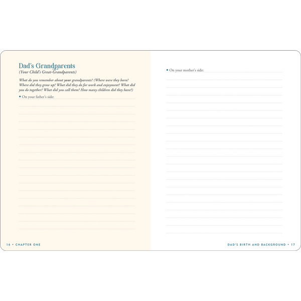 Keepsake Memory Journal - Dad's Story-Nook & Cranny Gift Store-2019 National Gift Store Of The Year-Ireland-Gift Shop