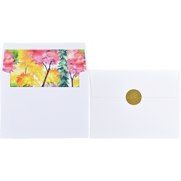 Premium Stationery Note Cards - Watercolour Trees-Nook & Cranny Gift Store-2019 National Gift Store Of The Year-Ireland-Gift Shop