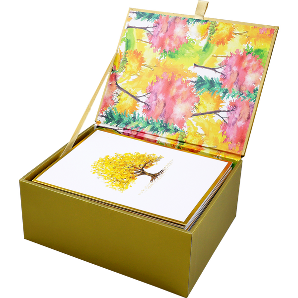 Premium Stationery Note Cards - Watercolour Trees-Nook & Cranny Gift Store-2019 National Gift Store Of The Year-Ireland-Gift Shop