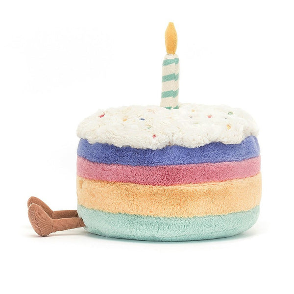 Amuseable Rainbow Birthday Cake by Jellycat-Nook & Cranny Gift Store-2019 National Gift Store Of The Year-Ireland-Gift Shop