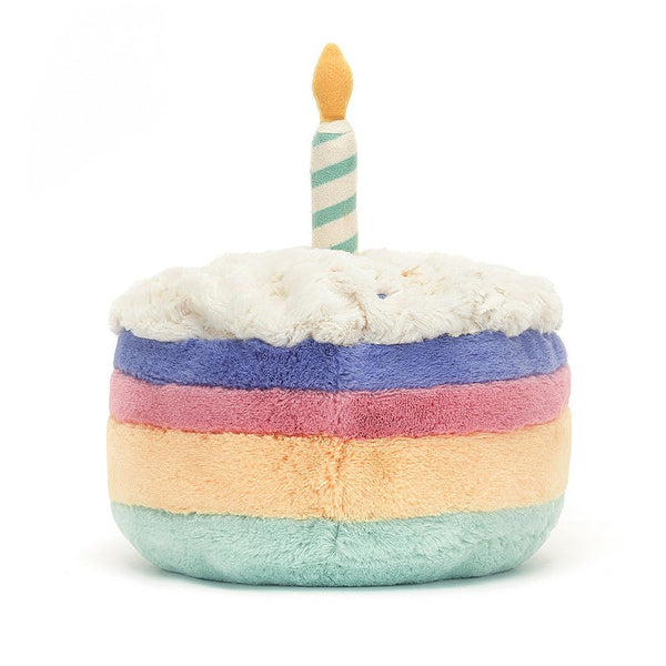Amuseable Rainbow Birthday Cake by Jellycat-Nook & Cranny Gift Store-2019 National Gift Store Of The Year-Ireland-Gift Shop